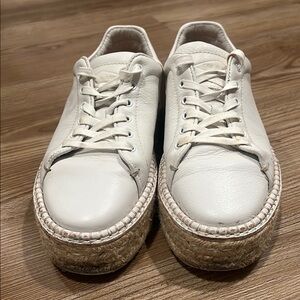 Rag & Bone White Leather Sneakers Low-Top Casual